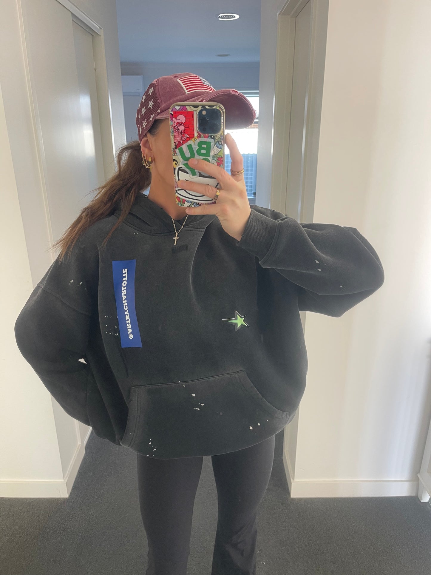ARTBYCHARLOTTE signature logo hoodie