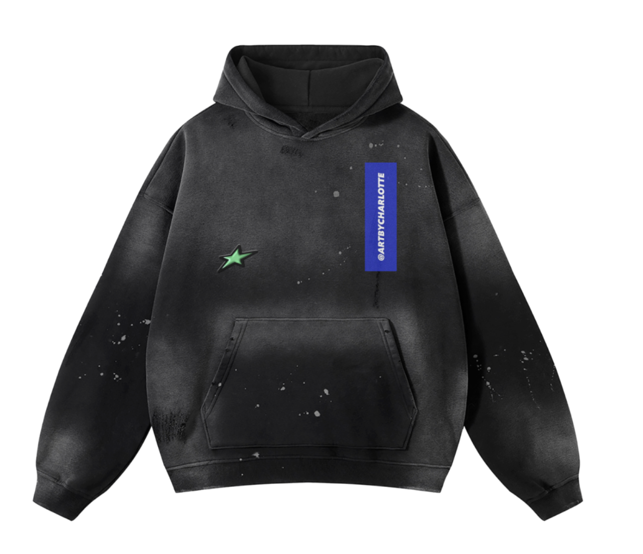 ARTBYCHARLOTTE signature logo hoodie