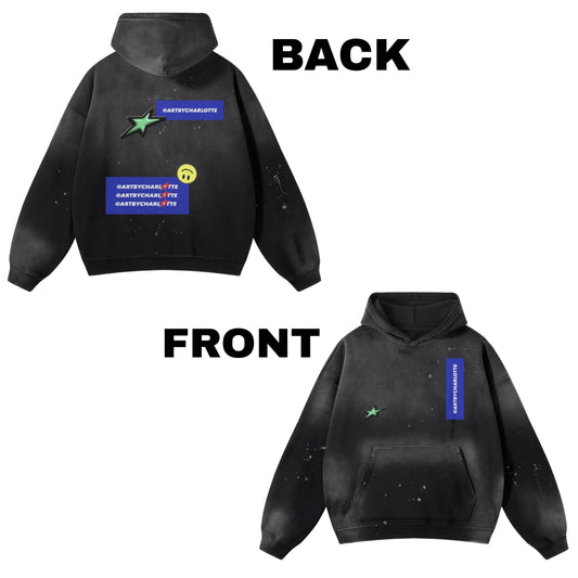 ARTBYCHARLOTTE signature logo hoodie